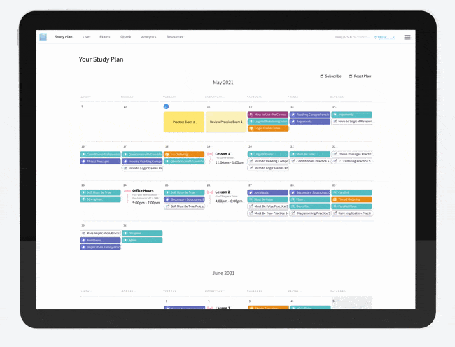 Blueprint study plan