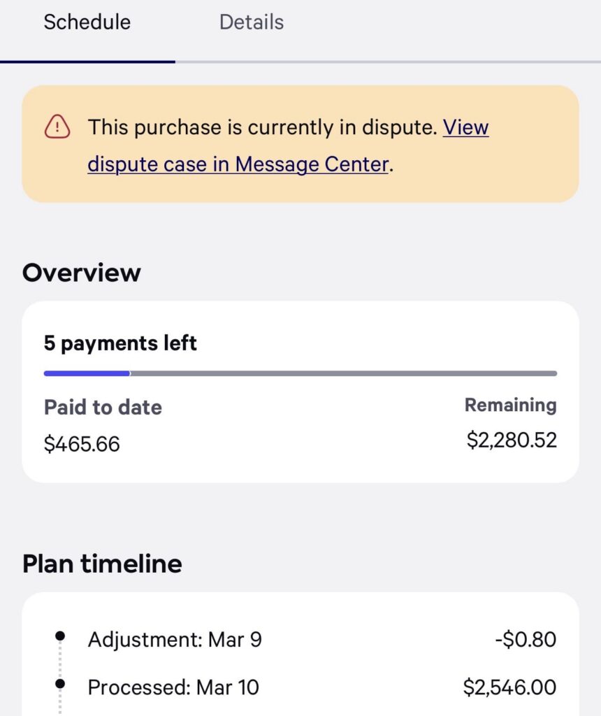 buy now pay later airline tickets