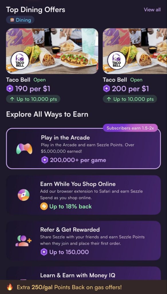 Sezzle app