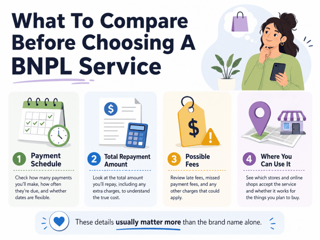 choosing BNPL service