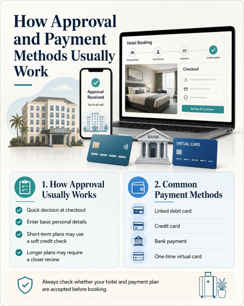 Buy now, pay later hotels infographic