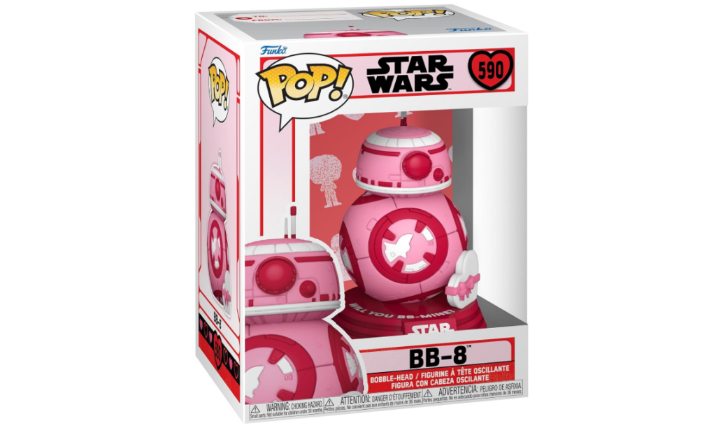 photo of the Star Wars Valentine's Day BB-8 Funko Pop