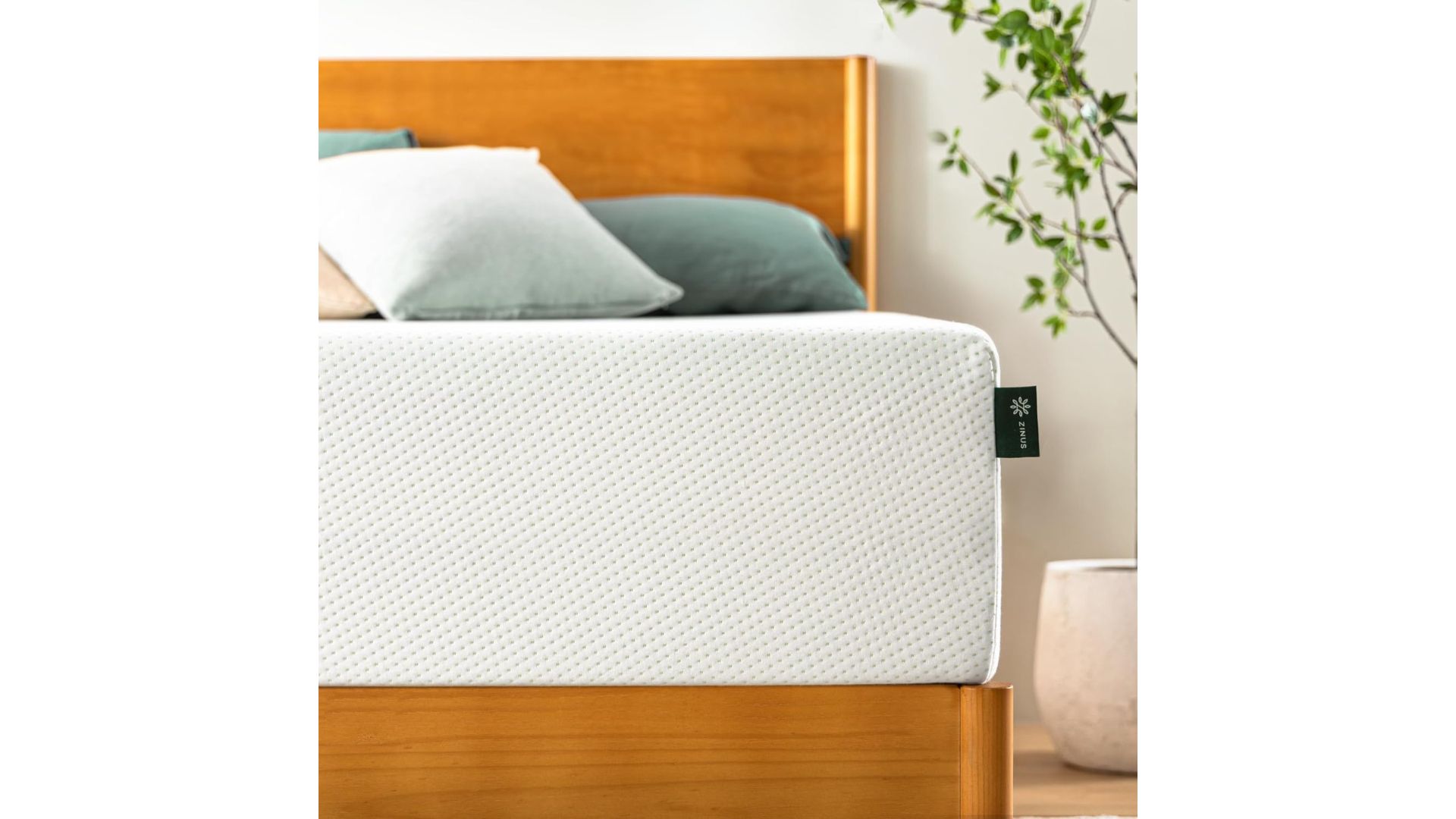 特大　大きい ベッド メモリフォーム 200 x 150 x 25cm queen size mattress zinus greentea Amazon.com: Zinus 10 Inch Green Tea Essential Memory Foam Mattress