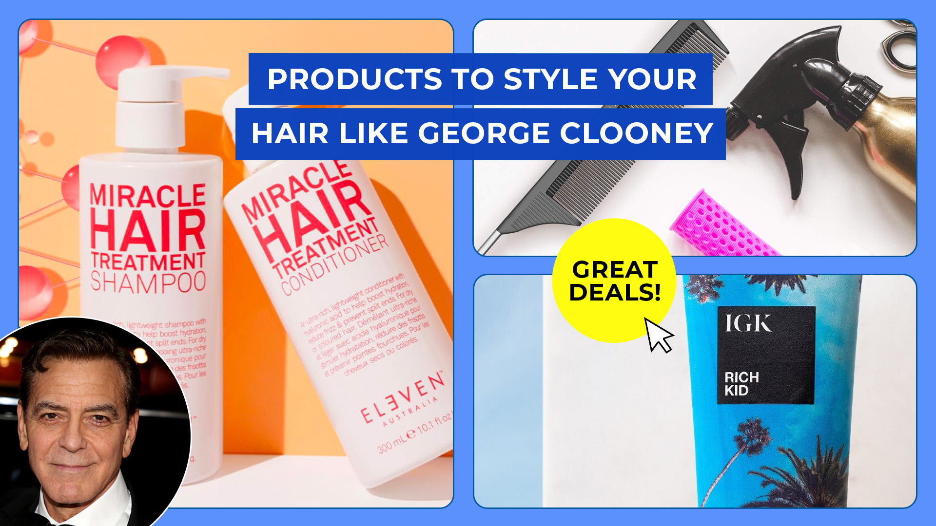 George Clooney Hair