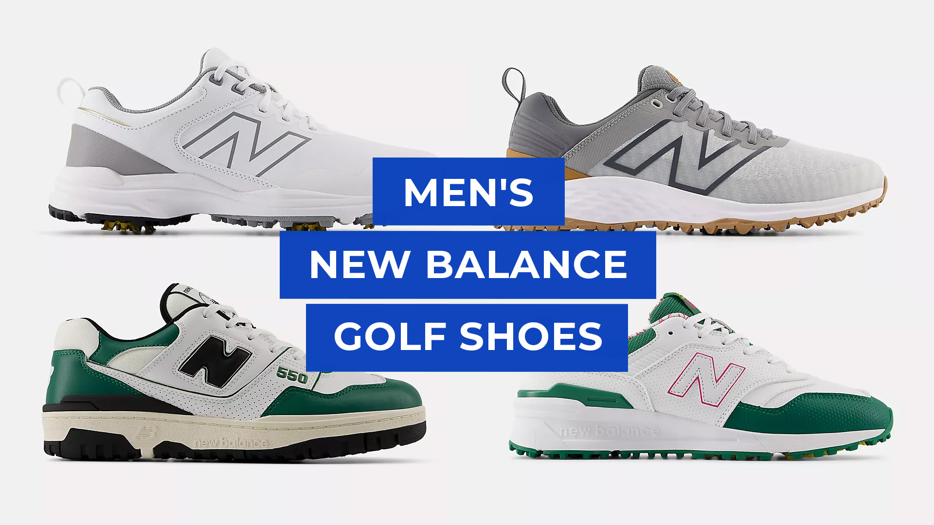 New Balance Men's Golf Shoes Lineup