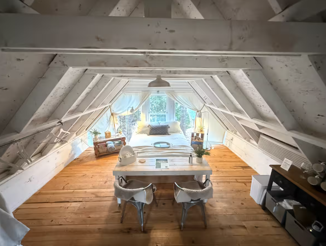 The treehouse is North Carolina’s most popular Airbnb on wishlists.