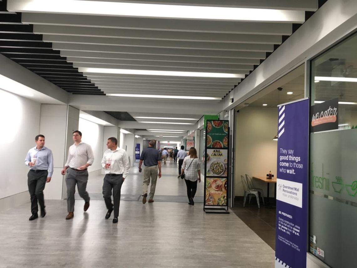 Photo by Jillian Mueller<br>Outside Freshii