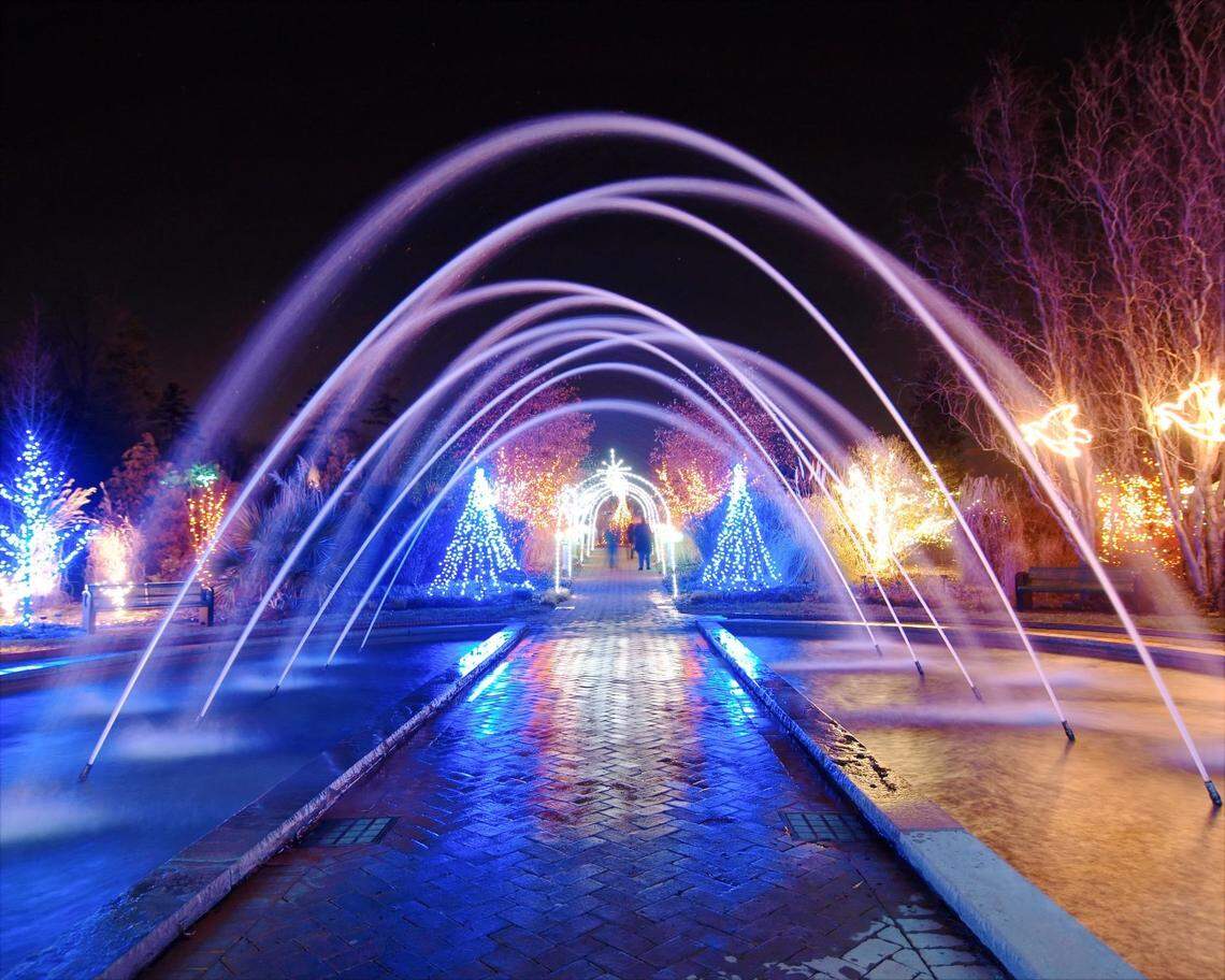 Holiday Lights at the Garden includes displays treats and other activities at Daniel Stowe Botanical Garden.