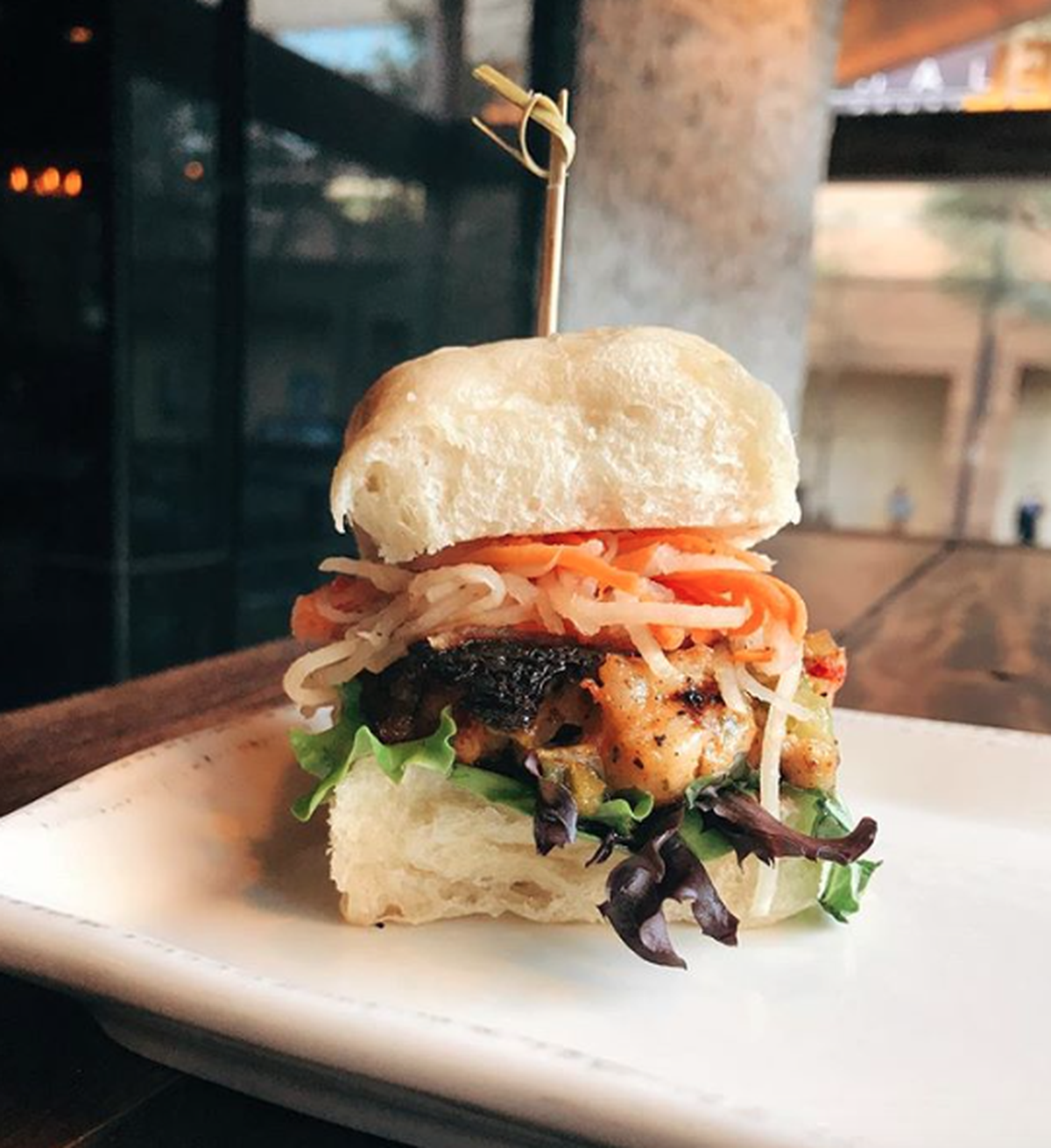 Shrimp Steam Bun via Sea Level's Instagram