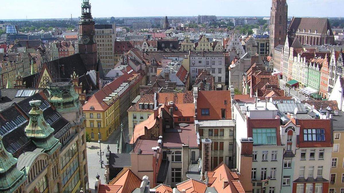 wroclaw, poland main square