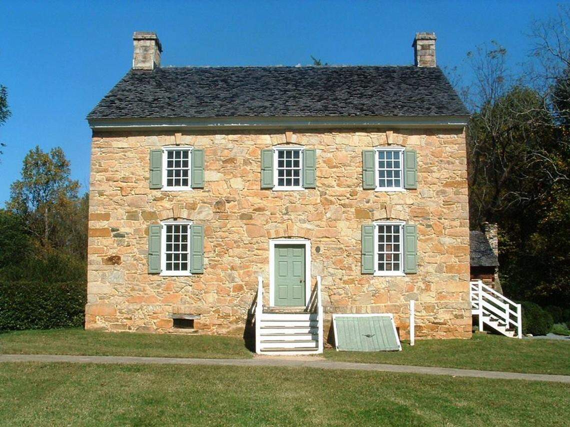 Mecklenburg County’s oldest home, the 1774 Rock House, is preserved by The Charlotte Museum of History.