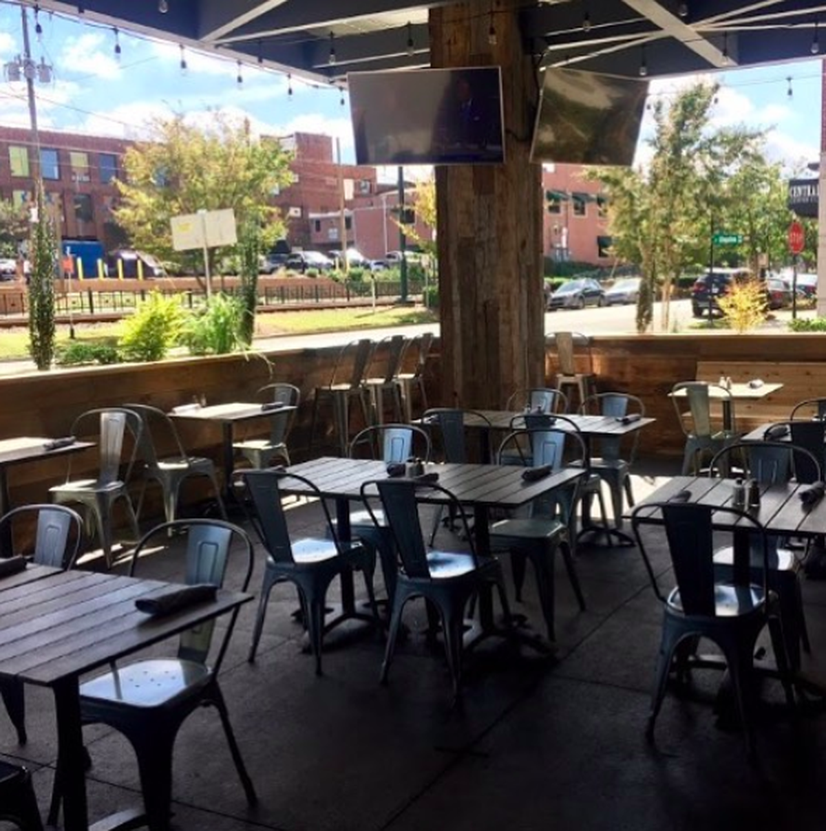 South End patio, via Instagram @leroyfoxkitchen