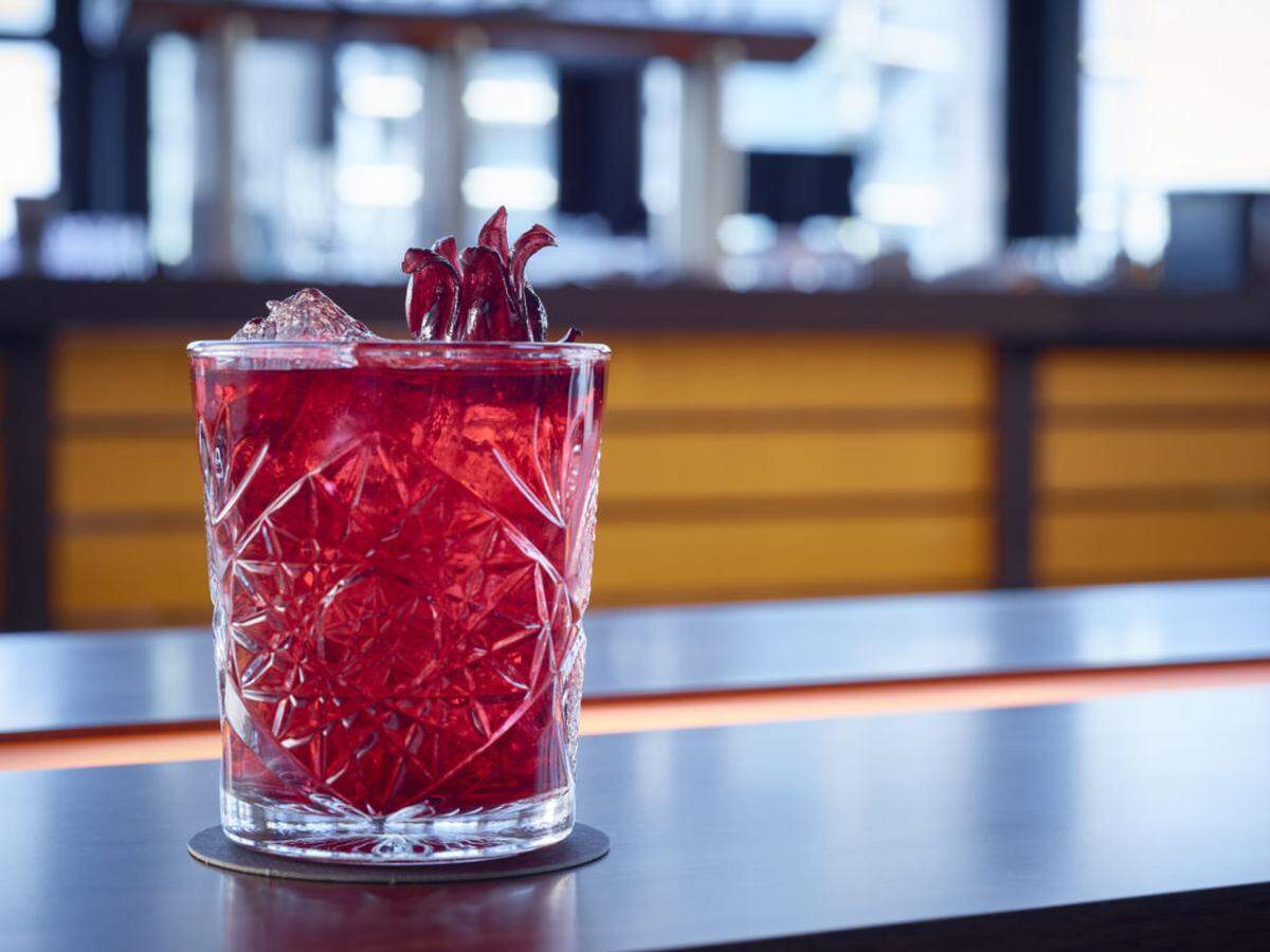 Luna De Sangre Cocktail  at Merchant &amp; Trade