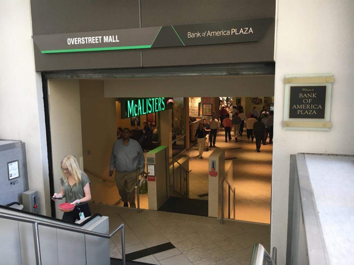 Photo by Jillian Mueller<br>Bank of America Plaza