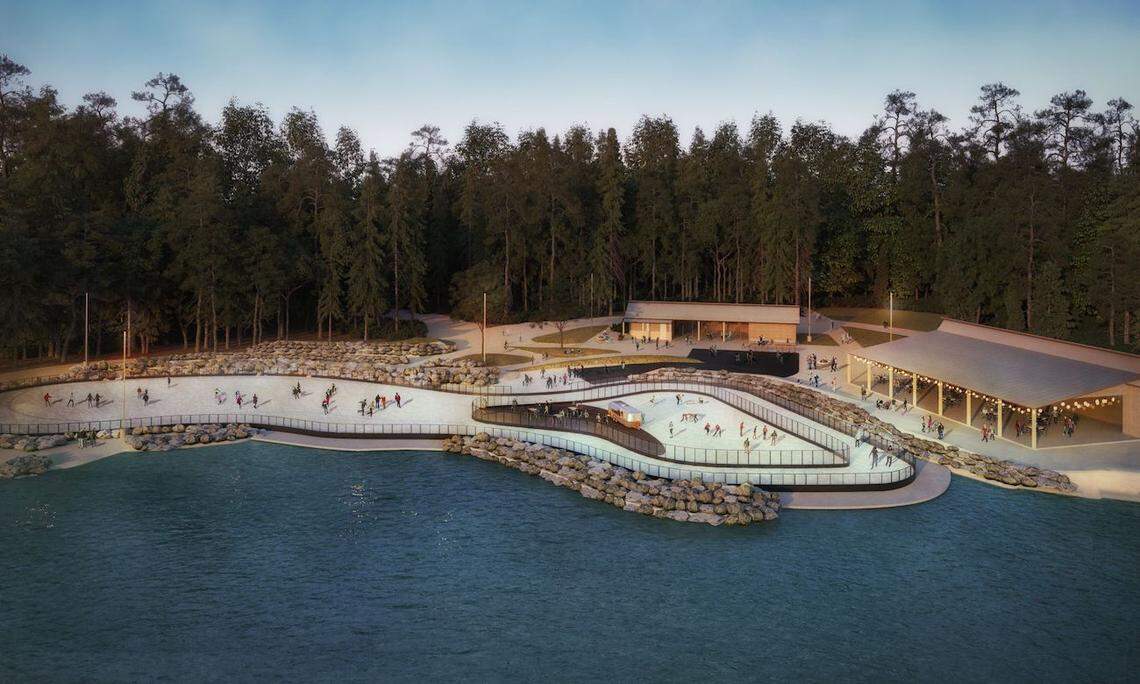 The Whitewater Center’s skating rink opens mid-November.
