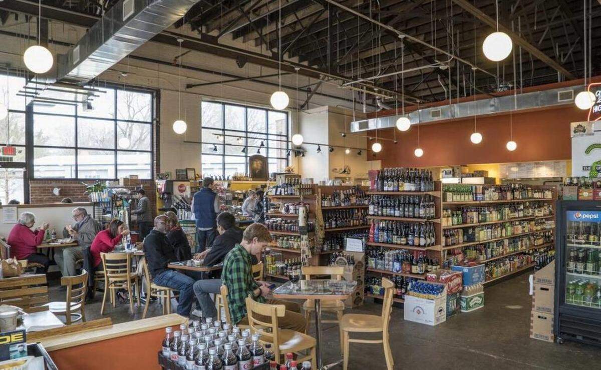 In addition to its beer and wine selection, Rhino Market was a pre-COVID-19 gathering spot in the FreeMore West area. 