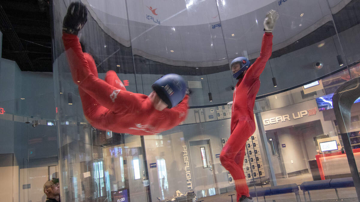 Alex Cason Photography<br/>Concord's new indoor skydiving facility, iFly