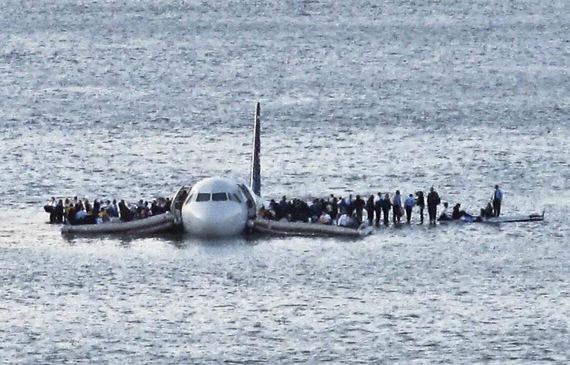 Passengers on the Miracle on the Hudson plane