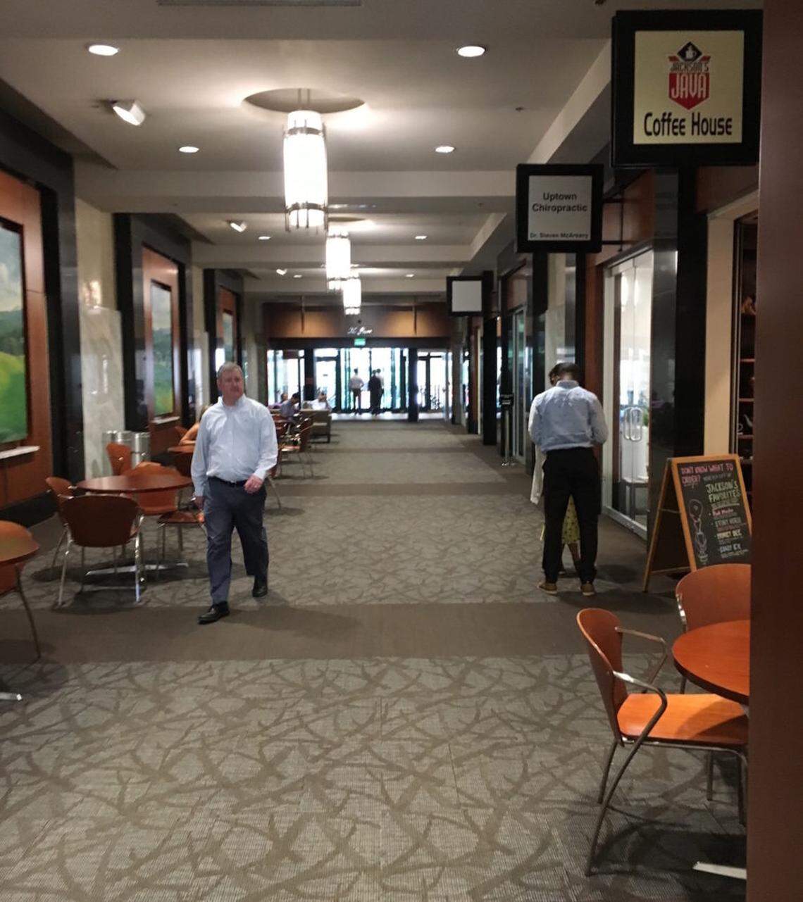 Photo by Jillian Mueller<br>Three Wells Fargo Center