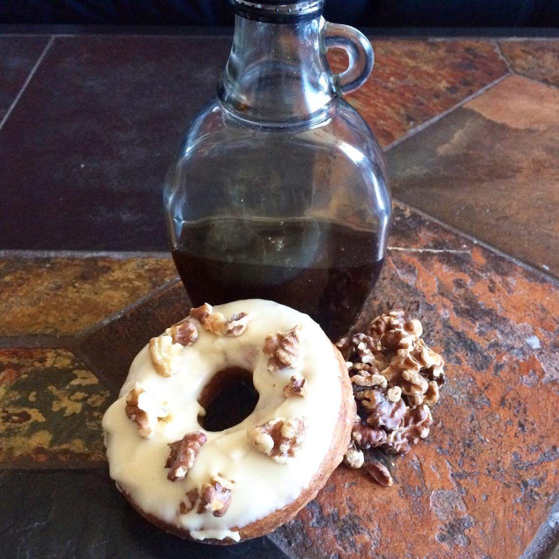 Maple walnut. Photo courtesy of Pepperbox Doughnuts