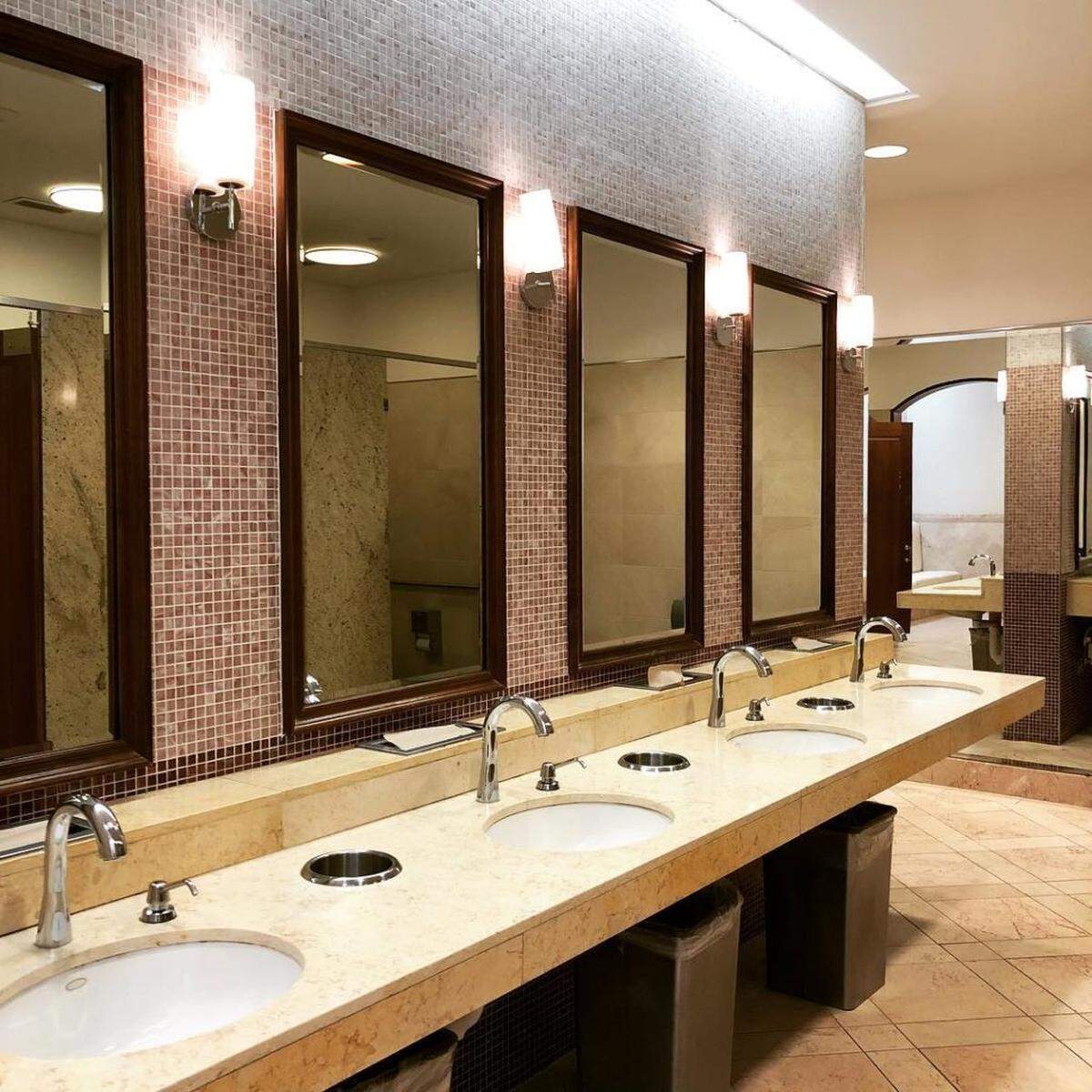 Courtesy of Natick Mall<br>The restroom at Natick Mall in Natick, Massachusetts.