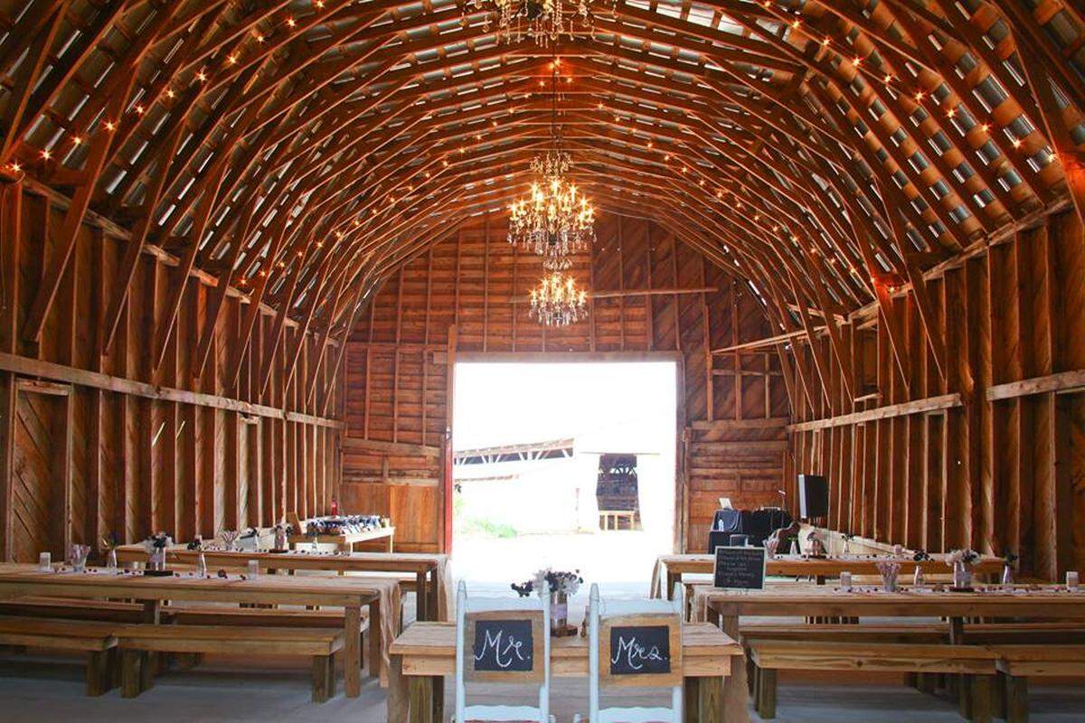 One of the farm's event venues