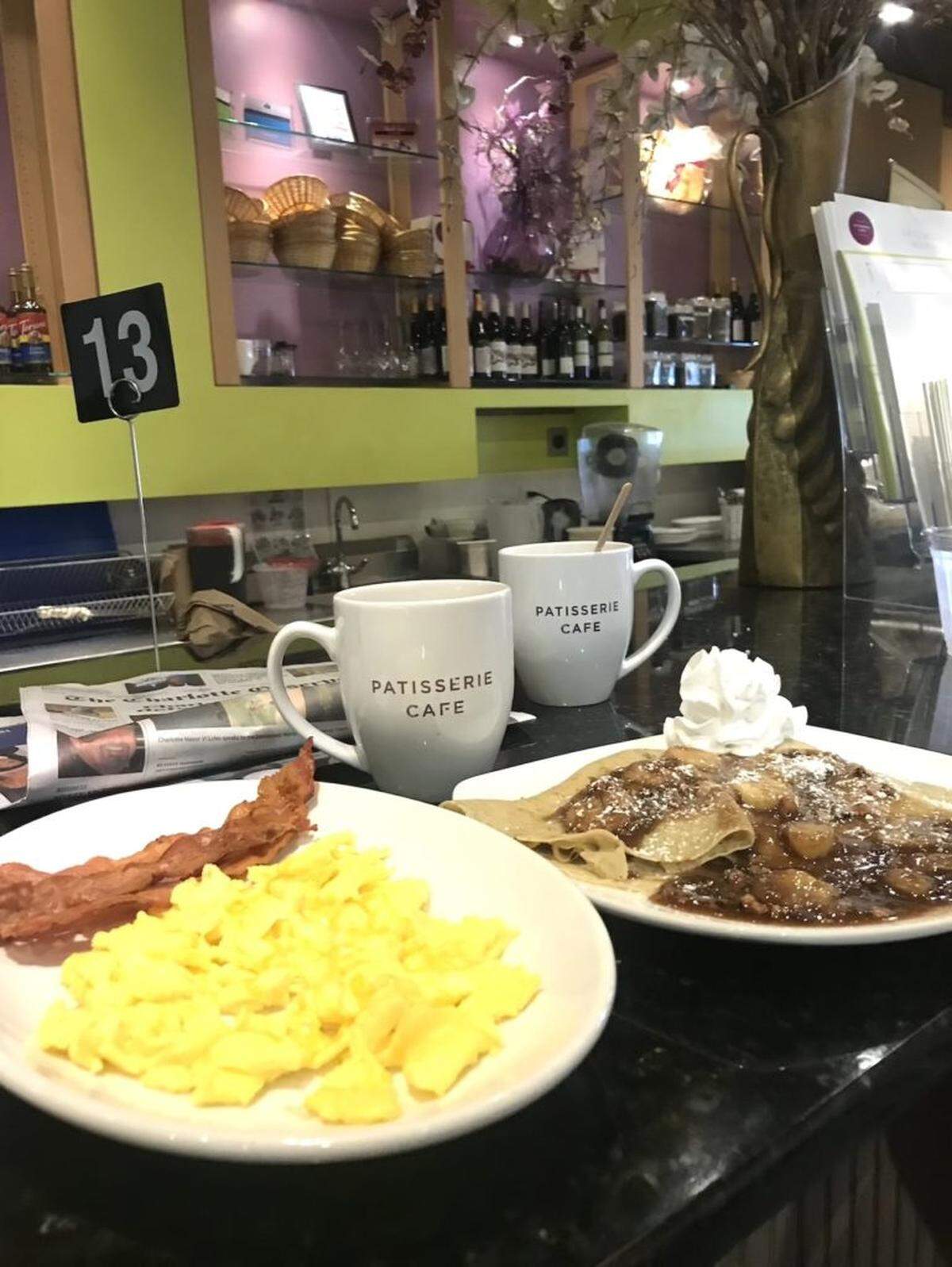 Grab some breakfast at Patisserie Cafe.