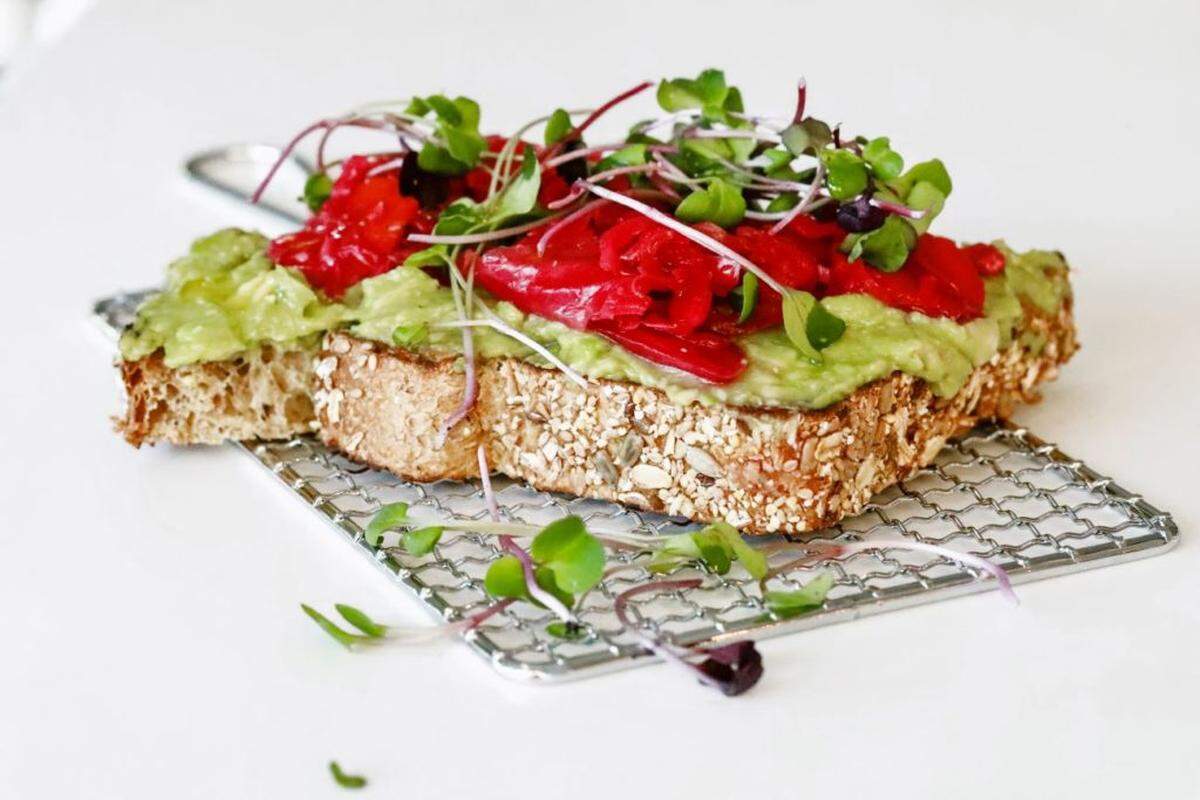 Courtesy of Village Juice Company<br>Avo-Vegan Toast