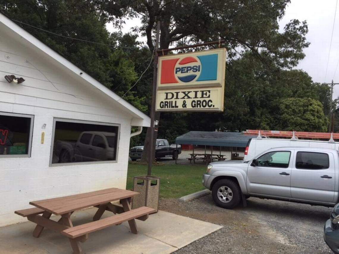 The Dixie Grill & Grocery is near the airport runways (but not really near the airport).