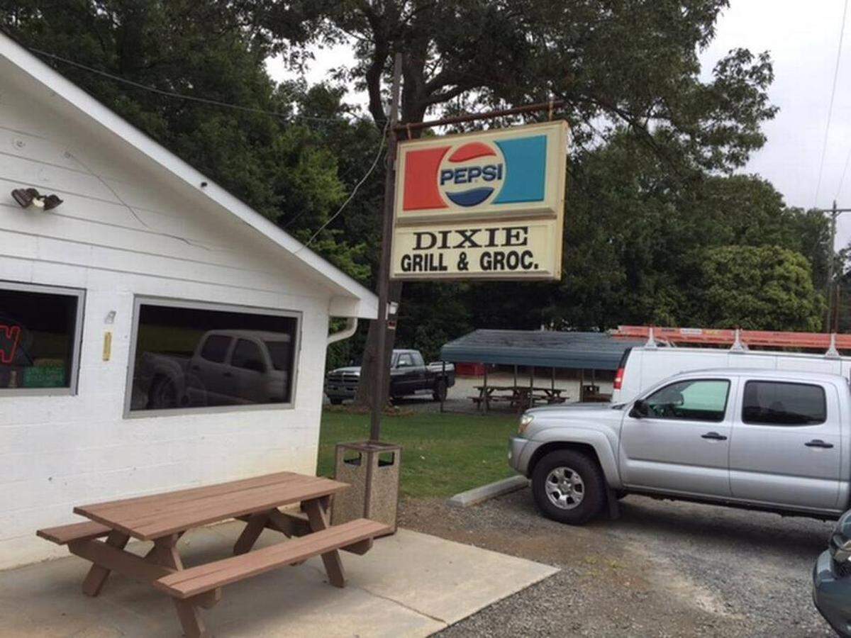 The Dixie Grill &amp; Grocery is near the airport runways (but not really near the airport).