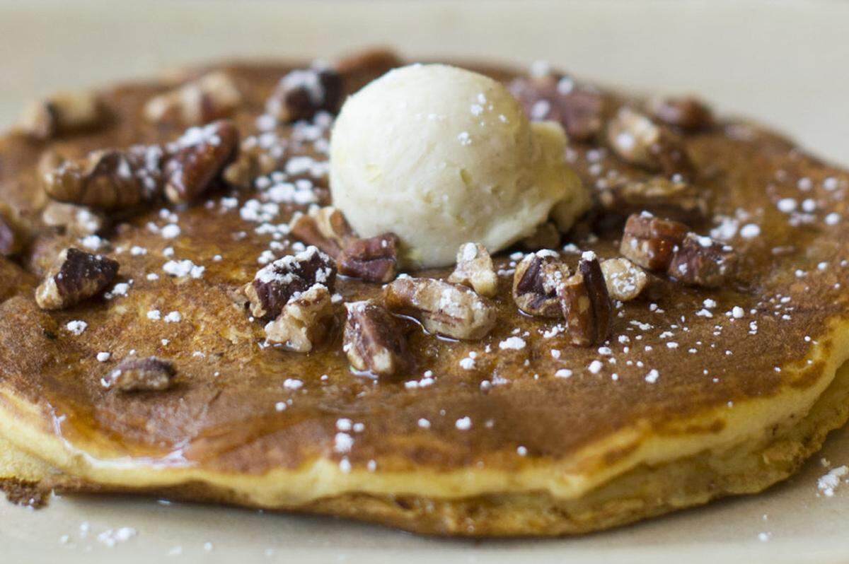 Snooze Eatery’s Sweet Potato pancakes.