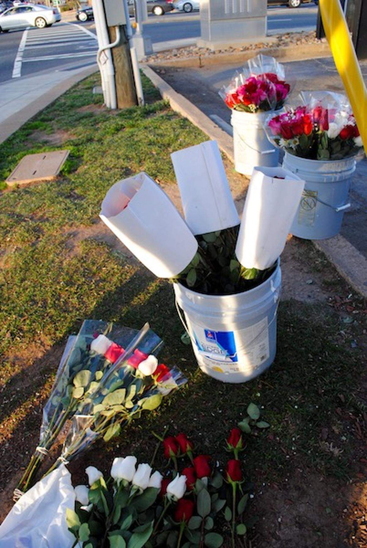 From 5 p.m. onward on any given day of the week, you can buy roses -- individual stems or full bouquets -- at the corner of Central Avenue and North Sharon Amity Road.