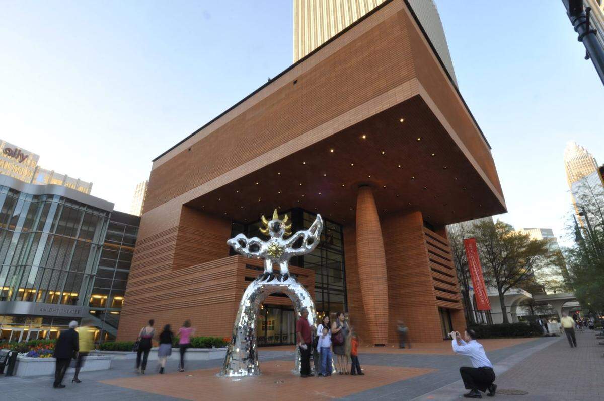 The Bechtler Museum of Modern Art is one of four Charlotte museums where visitors can use the Interactive CLT app. Through augmented reality visitors who use the app learn more about the design and engineering feat of the Bechtler building.