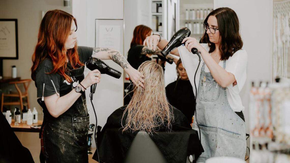 Photo by Erin Maynard<br>Cait McNulty (left) is a type Five, or Investigator, in the enneagram, and Kenna Ehman is a type Eight, or Challenger.