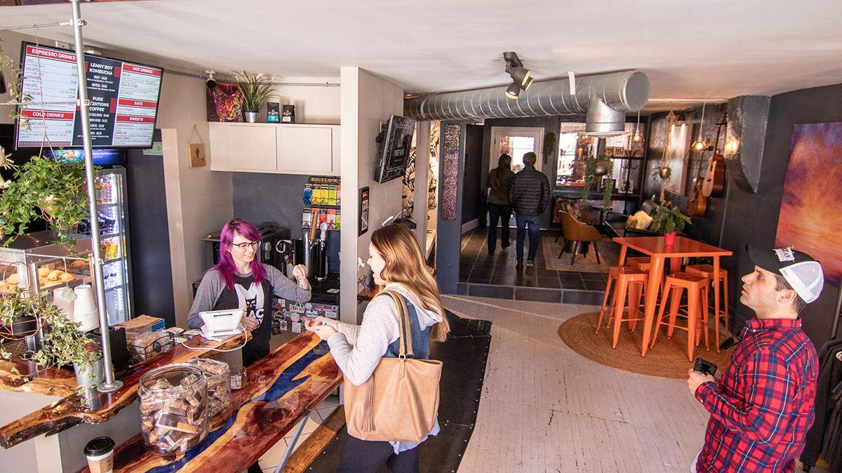 Photo by Alex Cason Photography<br/>Mac Tabby Cat Cafe