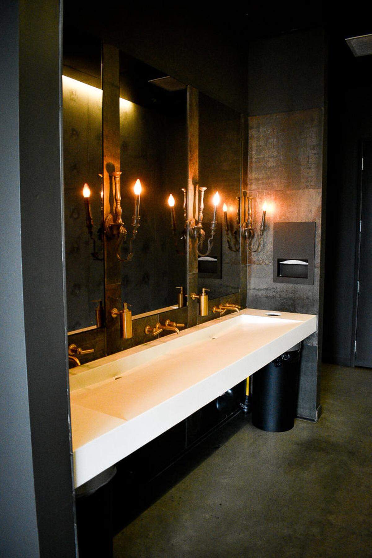 Courtesy of Jupiter Next<br>The restroom at Jupiter Next in Portland, Oregon.
