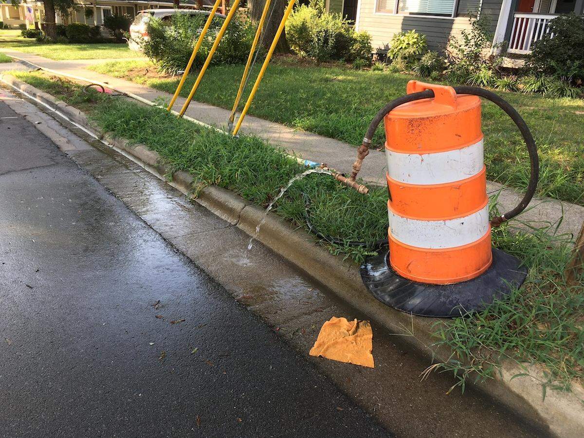 Flushing process in Dilworth