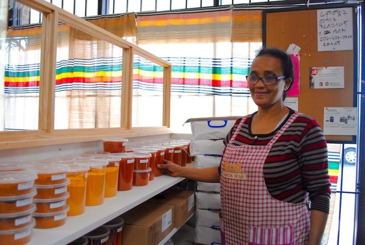 Tsige Meshesha opened the Nile Grocery with her husband, Zerabruk Abay, just over 11 years ago.