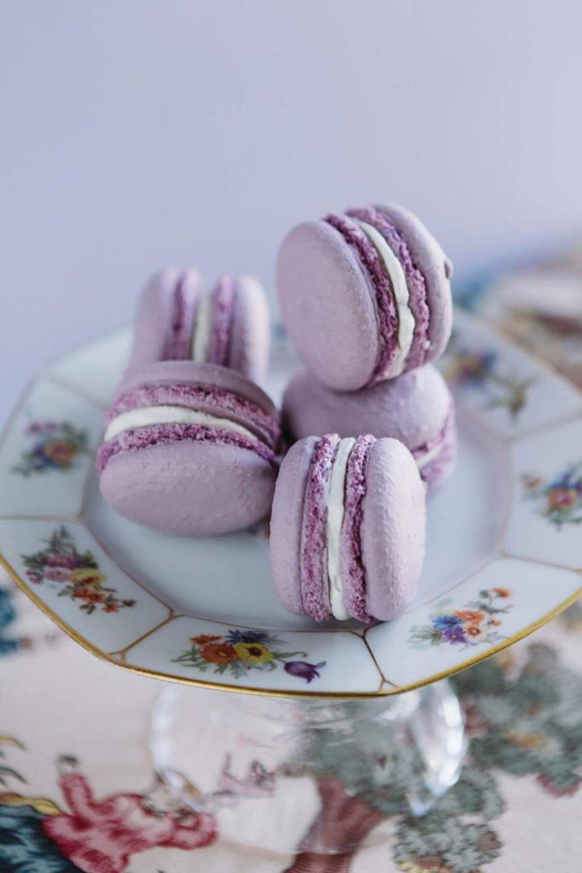 Lavender Lemon Macarons