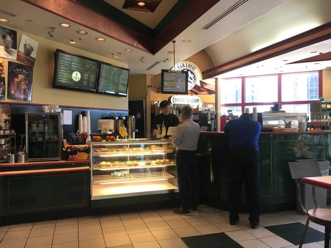 Photo by Jillian Mueller<br>Charlotte Coffee Station