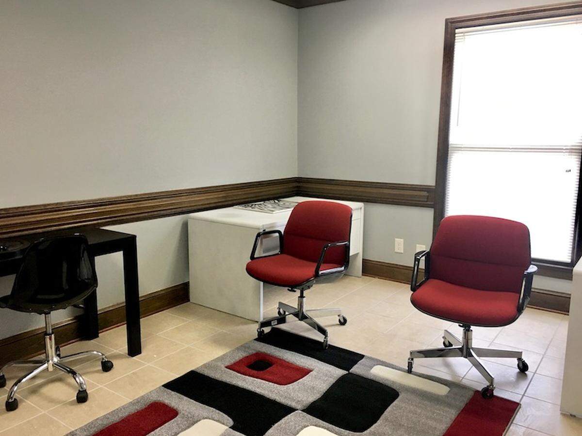 What Parrish refers to as her "Modern Room."
