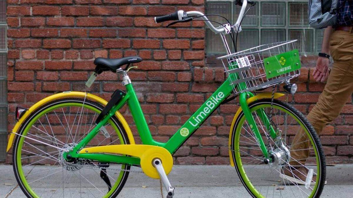 A LimeBike model
Kala Moreno Parra Courtesy of LimeBike