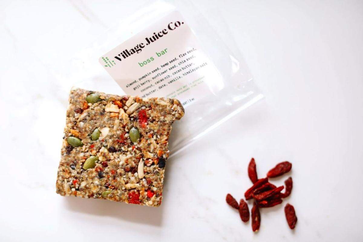Courtesy of Village Juice Company<br>Boss Bar