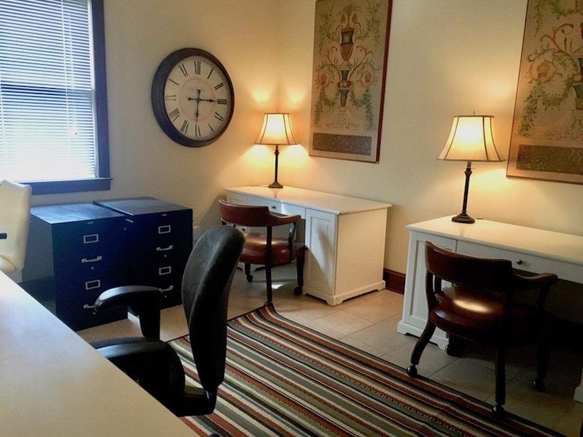 What Parrish refers to as her "Pottery Barn Room."