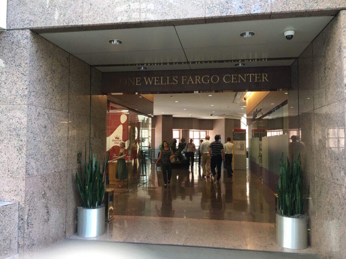Photo by Jillian Mueller<br>One Wells Fargo Center