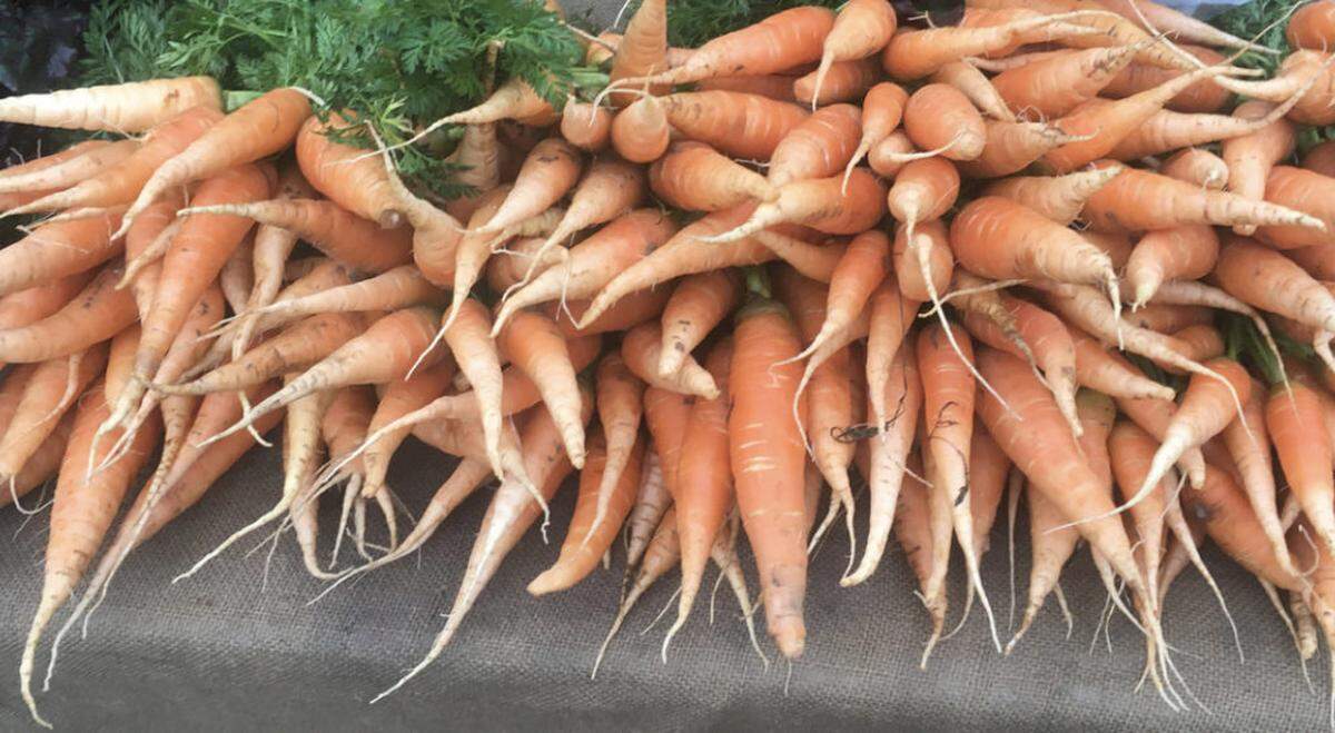 Boy and Girl Farm grows vegetables, like sweet carrots, on their 10-acre farm in Waxhaw.