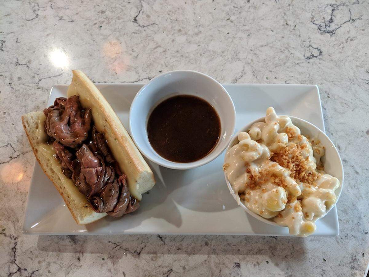 Menu sample at Queen City Craft &amp; Gourmet. Photo by Jonathan Wells.