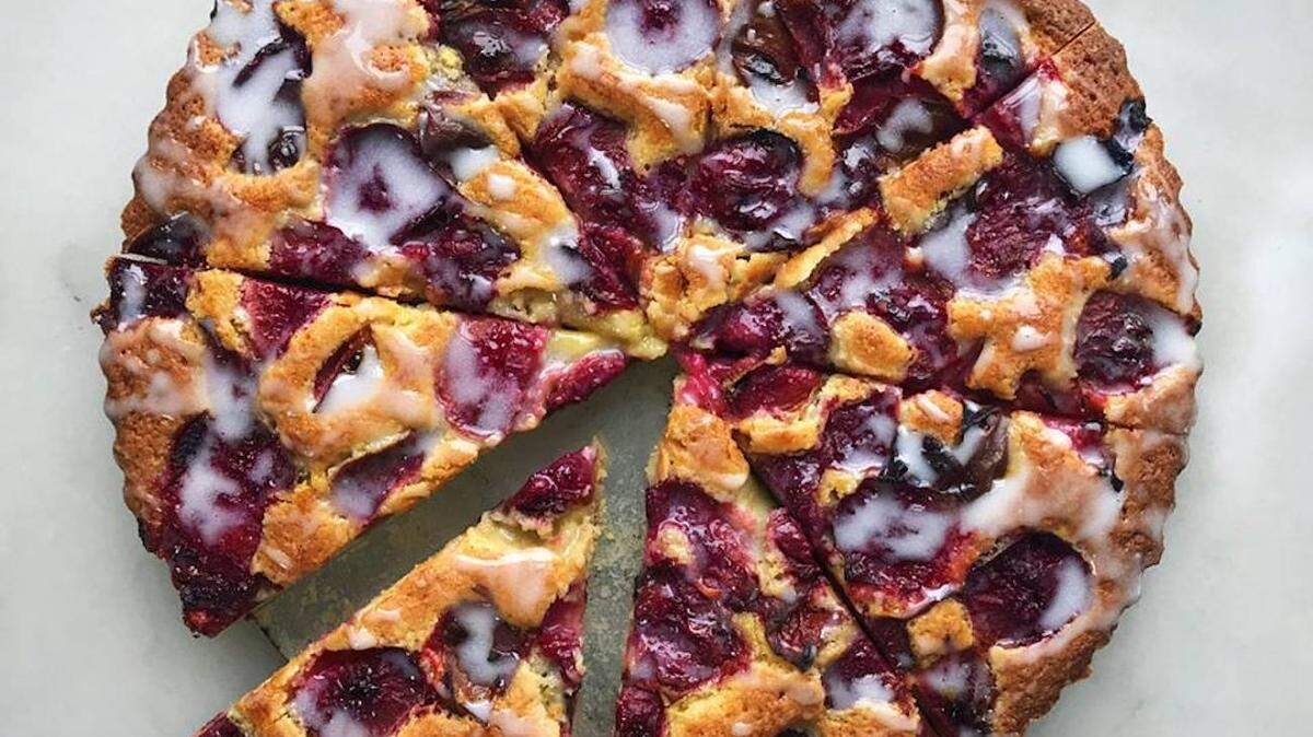 Courtesy of Bonjour Y'all<br>Sour Plum Buttermilk Pound Cake