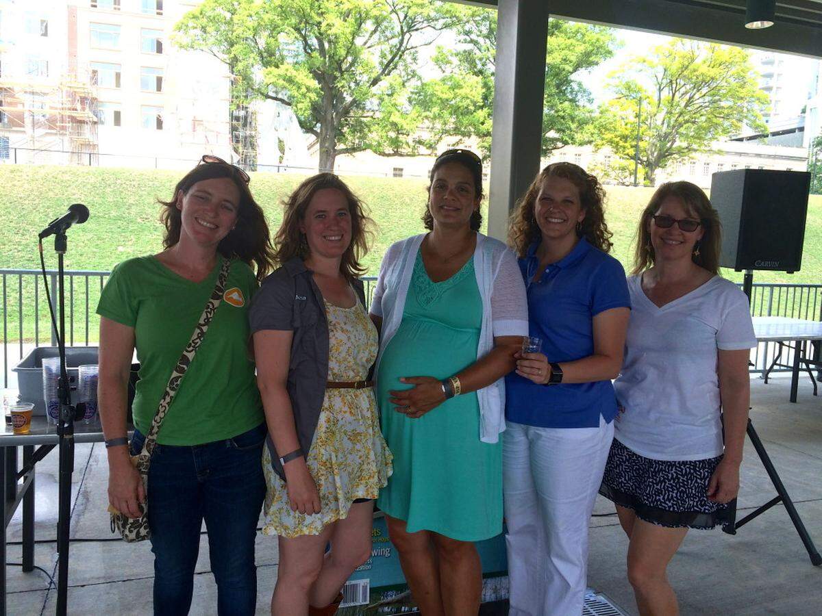 Tara Goulet, Anna Sauls, Margo Metzger, Mary Eliza McRae and Anne-Fitten Glenn.