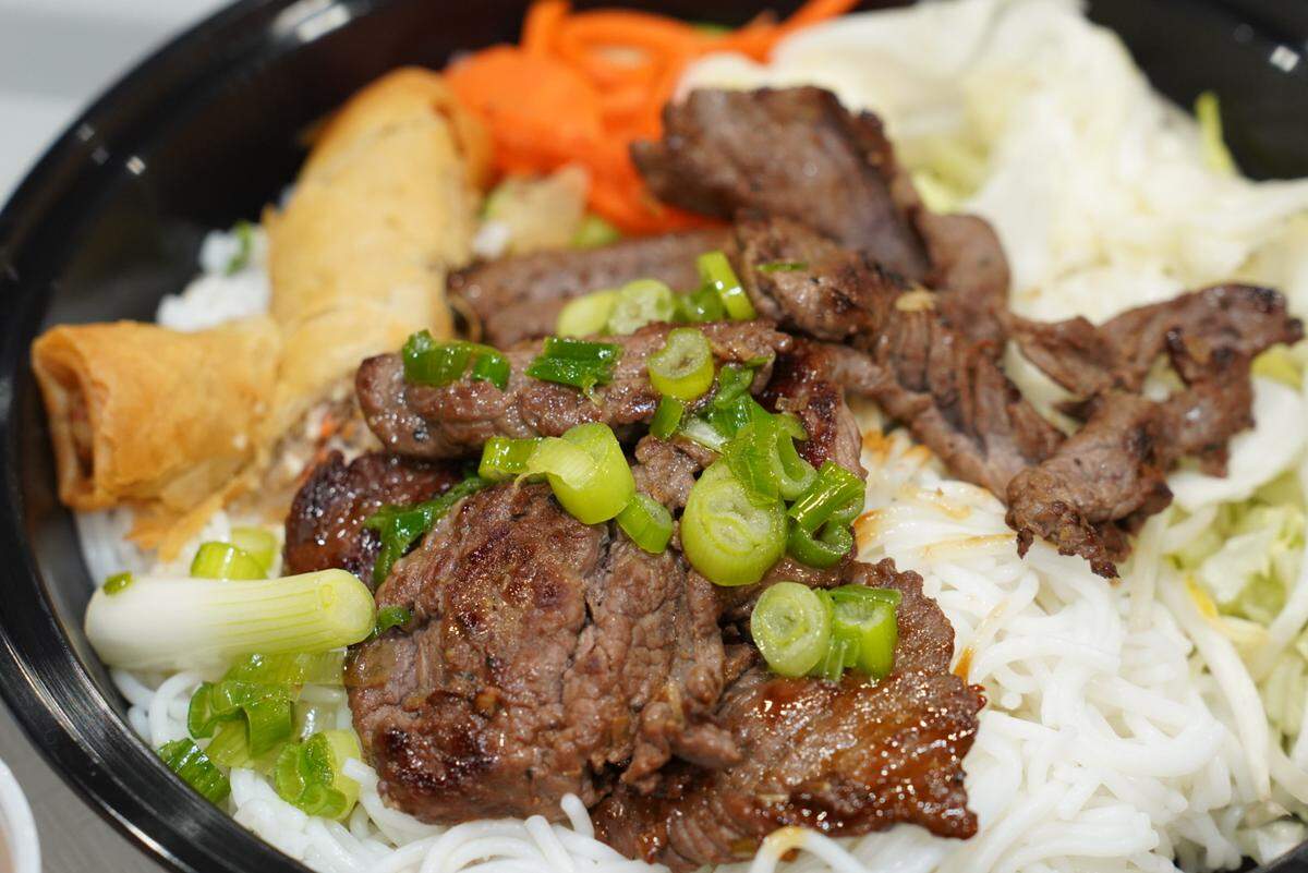 Vermicelli Bowl from Saigon Cafe at the new Alley 51 international food hall.